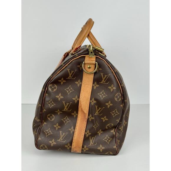 Louis Vuitton Keepall 45 Brown Canvas Duffle Bag - Picture 3 of 16
